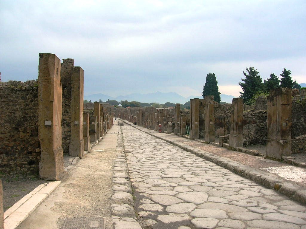 archäologische Ausgrabungen in Pompeii